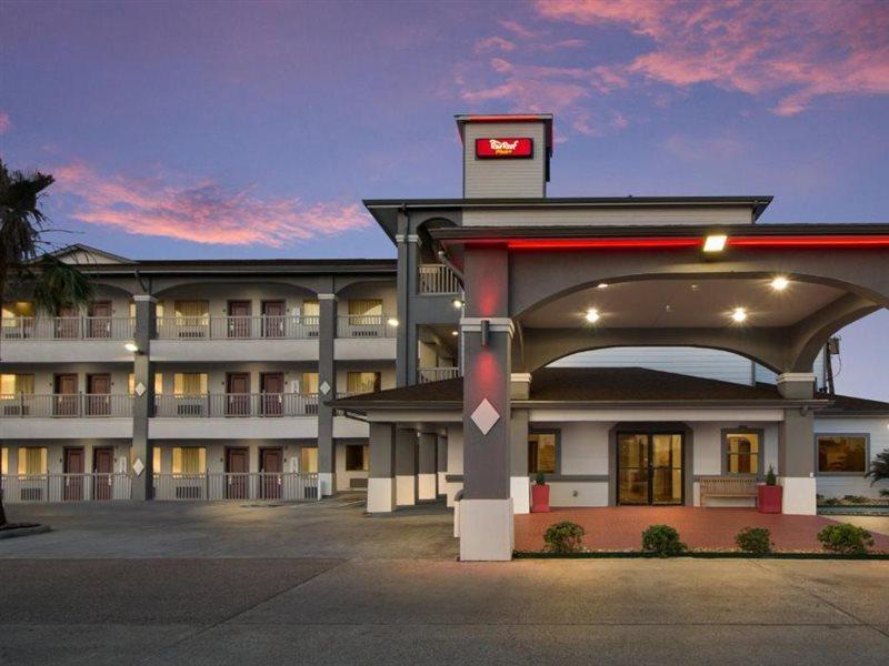 Red Roof Inn Plus + Galveston - Beachfront المظهر الخارجي الصورة
